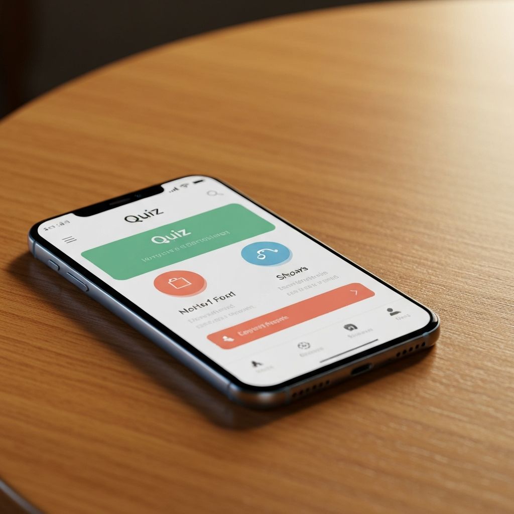 Taking the free online loyalty test on a mobile device